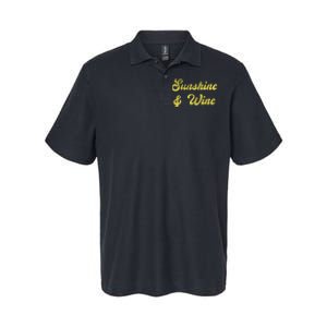 Sunshine And Wine Softstyle Adult Sport Polo