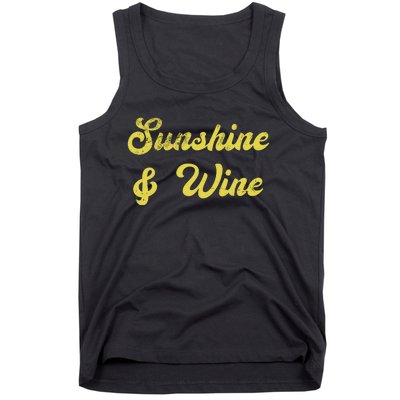 Sunshine And Wine Tank Top