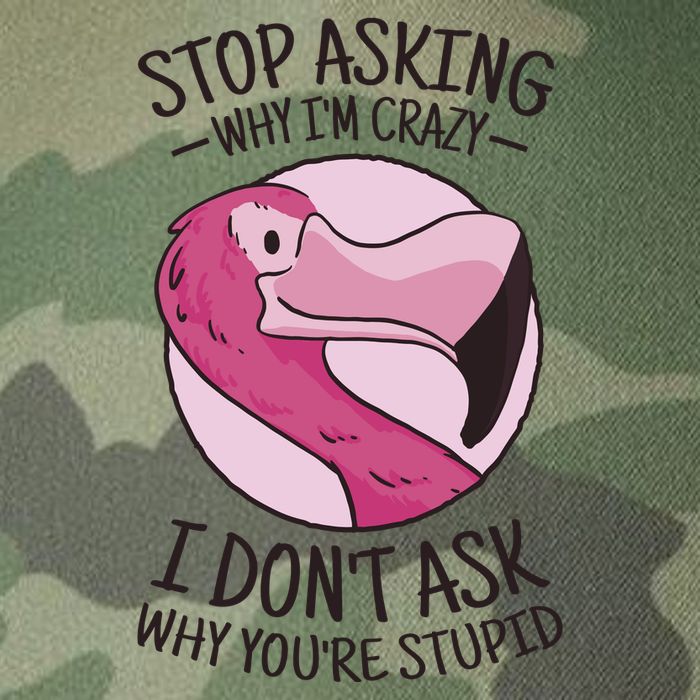 Stop Asking Why I'm Crazy I Don't Ask Why You're Stupid Legacy Tie Dye Trucker Hat