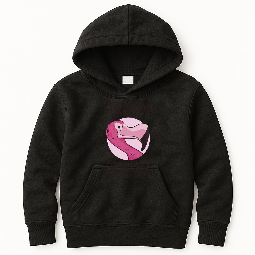 Stop Asking Why I'm Crazy I Don't Ask Why You're Stupid Kids Hoodie