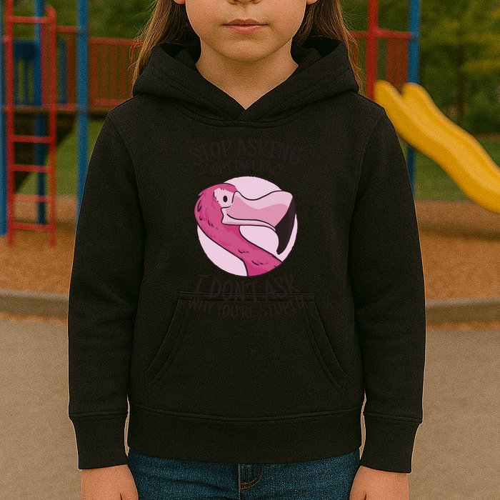 Stop Asking Why I'm Crazy I Don't Ask Why You're Stupid Kids Hoodie