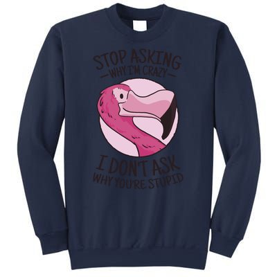 Stop Asking Why I'm Crazy I Don't Ask Why You're Stupid Sweatshirt