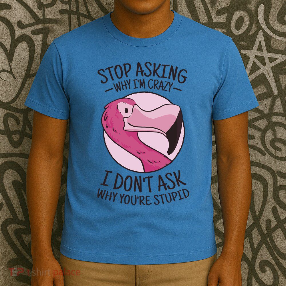 Stop Asking Why I'm Crazy I Don't Ask Why You're Stupid T-Shirt