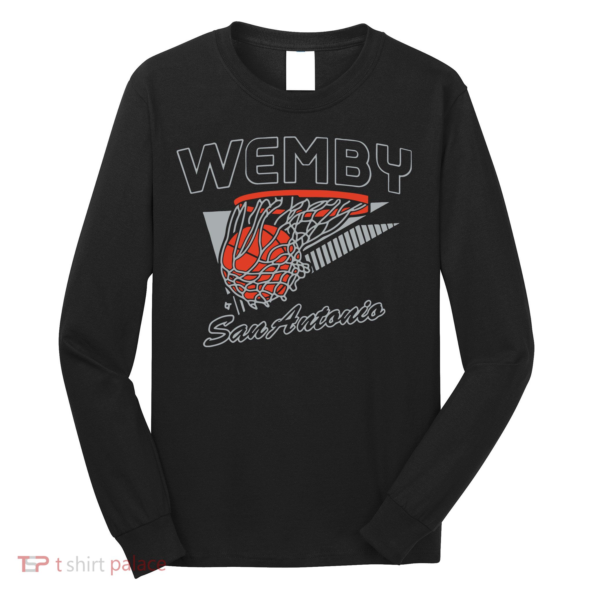 San Antonio Wemby Hoops Long Sleeve Shirt