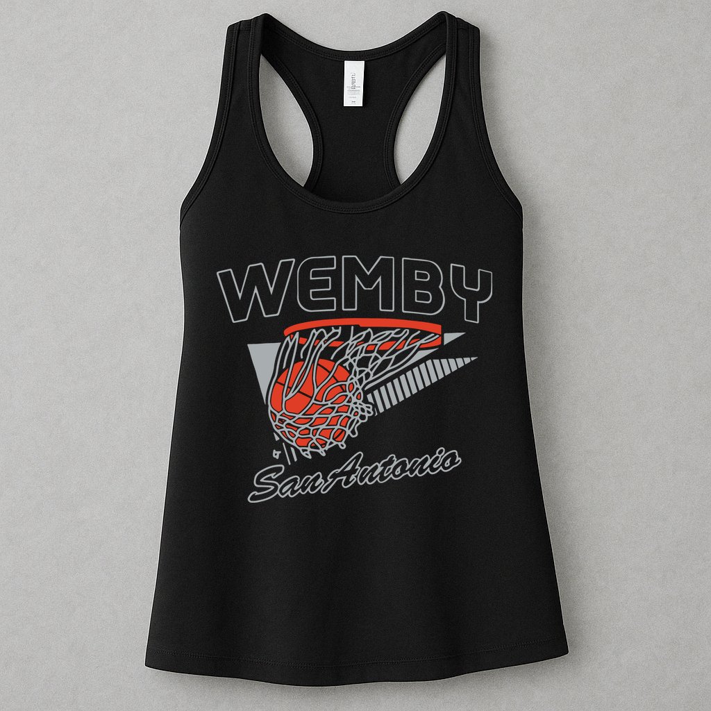 San Antonio Wemby Hoops Womens Tank Top