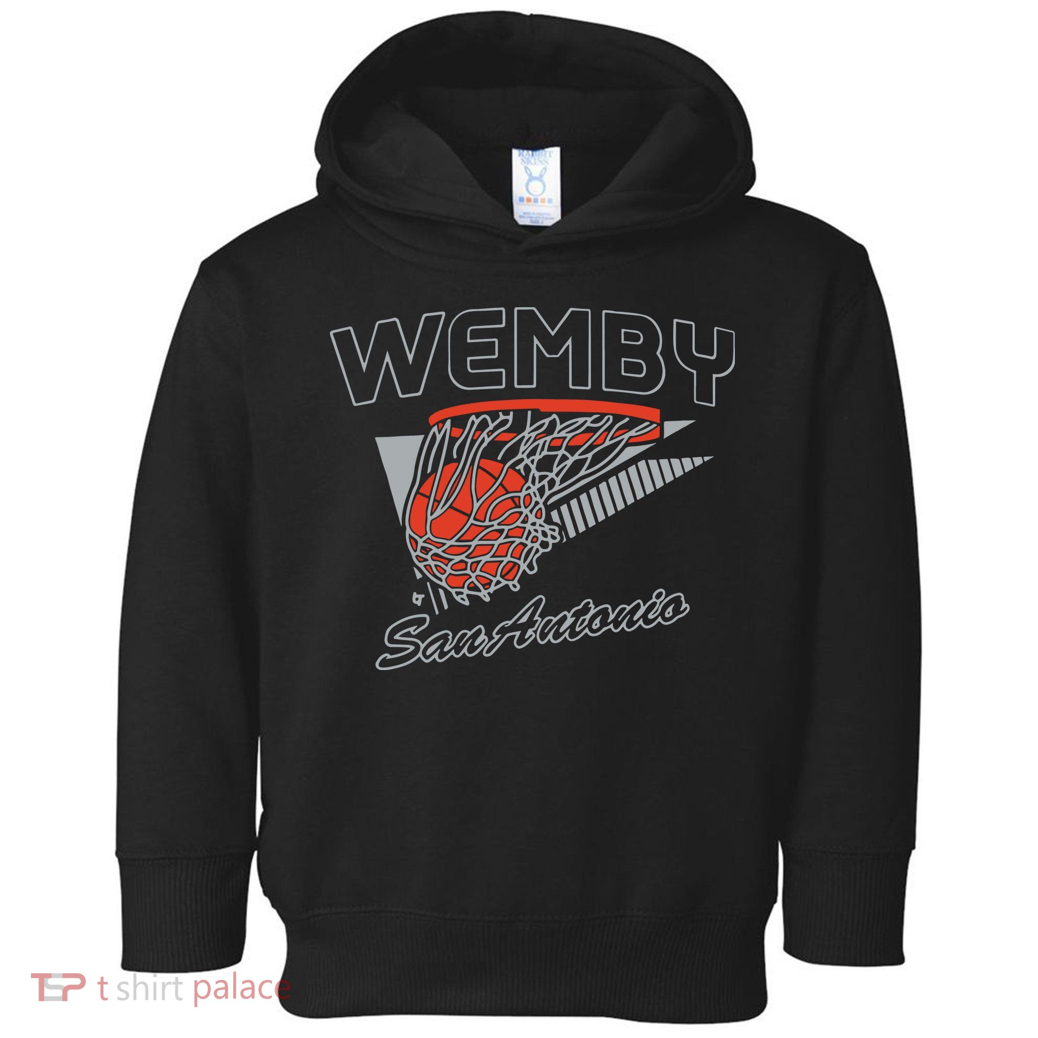 San Antonio Wemby Hoops Toddler Hoodie