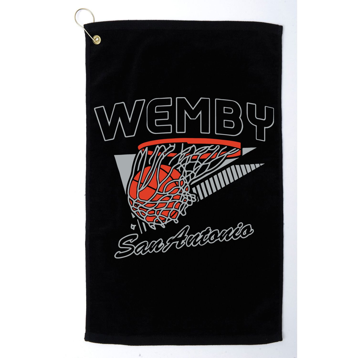San Antonio Wemby Hoops Golf Towel