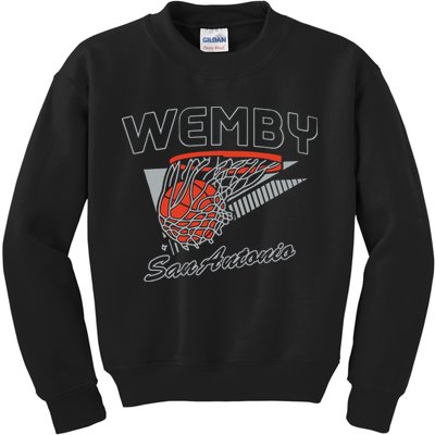 San Antonio Wemby Hoops Kids Sweatshirt