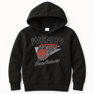 San Antonio Wemby Hoops Kids Hoodie