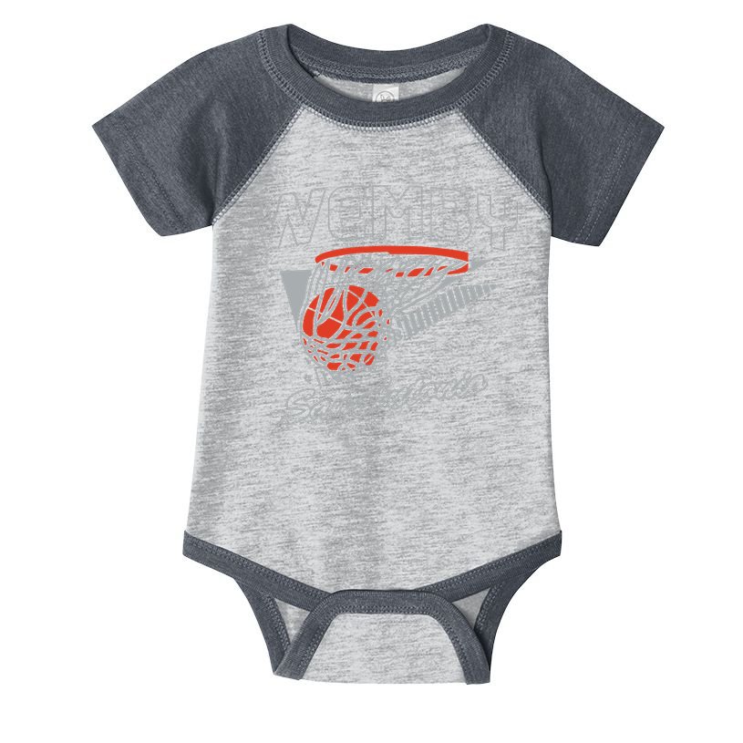 San Antonio Wemby Hoops Infant Baby Jersey Bodysuit