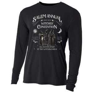 Salem Annual Witches Convention Witch Hours Since 1692 Cooling Performance Long Sleeve Crew