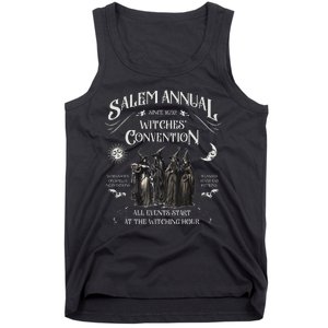 Salem Annual Witches Convention Witch Hours Since 1692 Tank Top