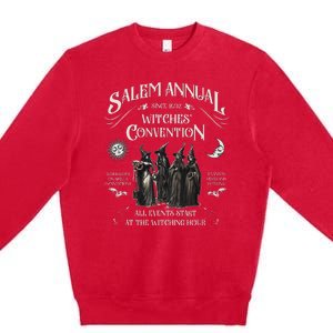 Salem Annual Witches Convention Witch Hours Since 1692 Premium Crewneck Sweatshirt