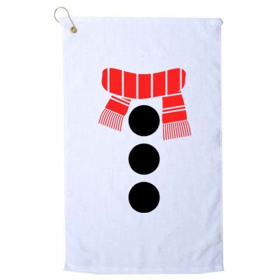 Snowman Adult White Snowman Costume Platinum Collection Golf Towel