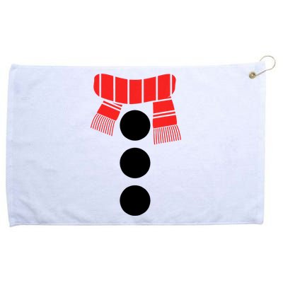 Snowman Adult White Snowman Costume Grommeted Golf Towel