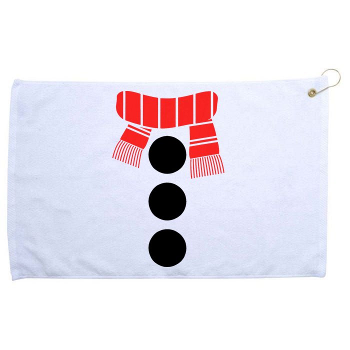 Snowman Adult White Snowman Costume Grommeted Golf Towel