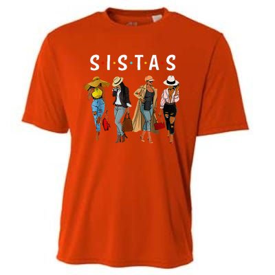 Sistas Afro Women Together Women Birthday Cooling Performance Crew T-Shirt