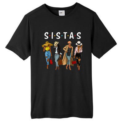 Sistas Afro Women Together Women Birthday Tall Fusion ChromaSoft Performance T-Shirt