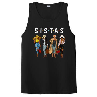 Sistas Afro Women Together Women Birthday PosiCharge Competitor Tank