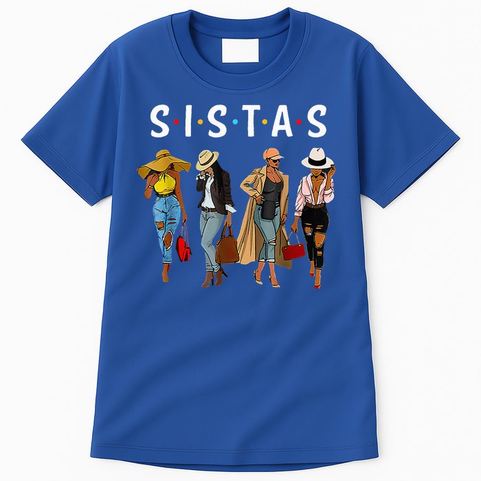 Sistas Afro Women Together Women Birthday Tall T-Shirt