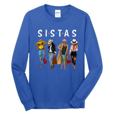 Sistas Afro Women Together Women Birthday Tall Long Sleeve T-Shirt