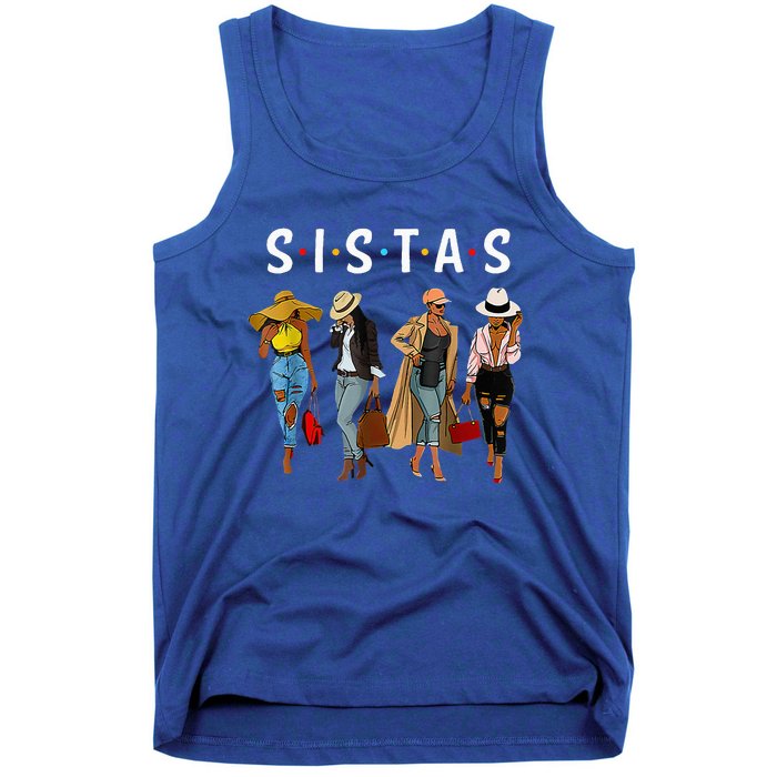 Sistas Afro Women Together Women Birthday Tank Top