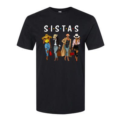 Sistas Afro Women Together Women Birthday Softstyle CVC T-Shirt