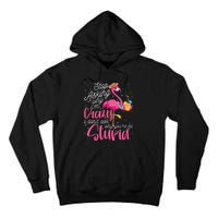 Stop Asking Why I'm Crazy Flamingo Stupid Pink Funny Wo Tall Hoodie