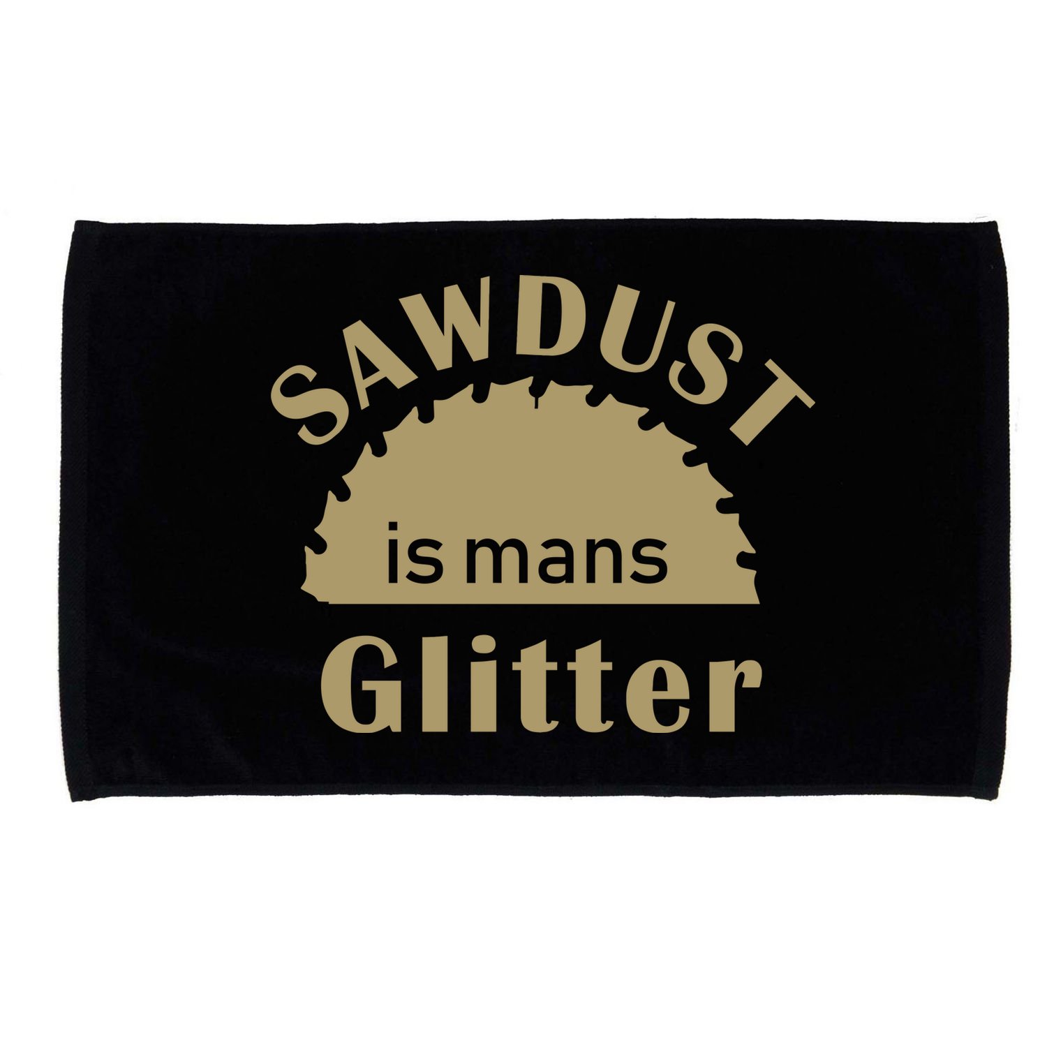 Sawdust Is Man Glitter Microfiber Hand Towel