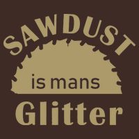 Sawdust Is Man Glitter Cooling Performance Crew T-Shirt