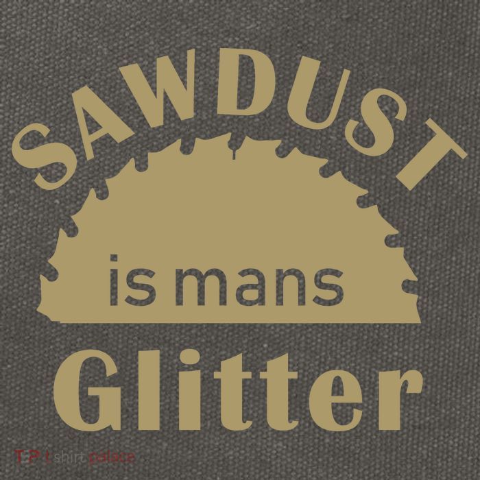 Sawdust Is Man Glitter Cotton Canvas Backpack