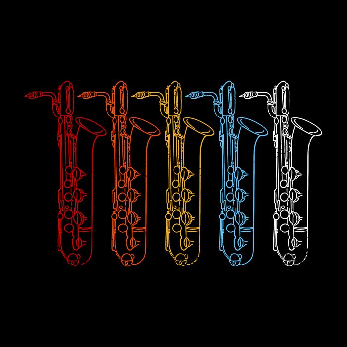Saxophone Colors Apron