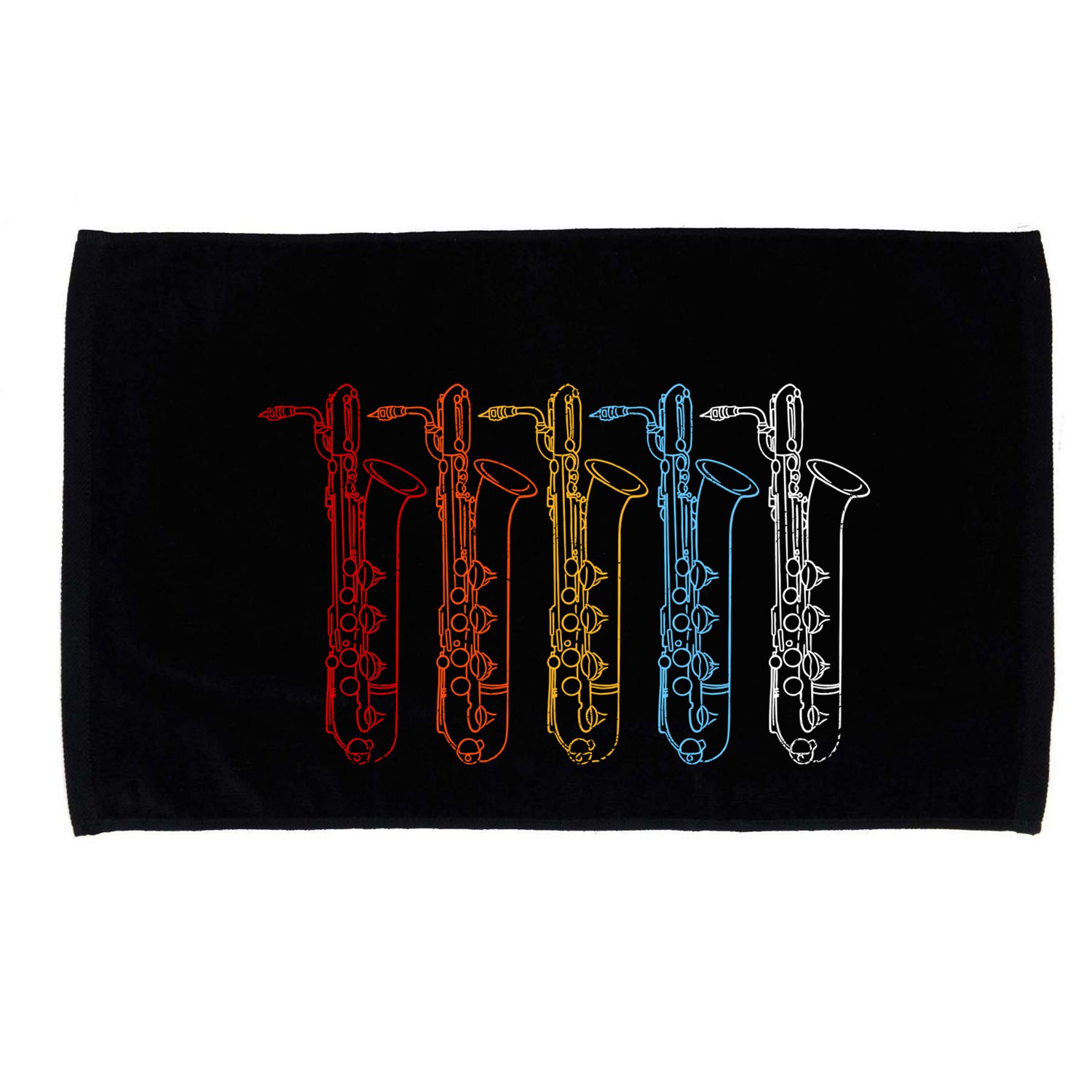 Saxophone Colors Microfiber Hand Towel