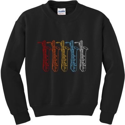 Saxophone Colors Kids Sweatshirt
