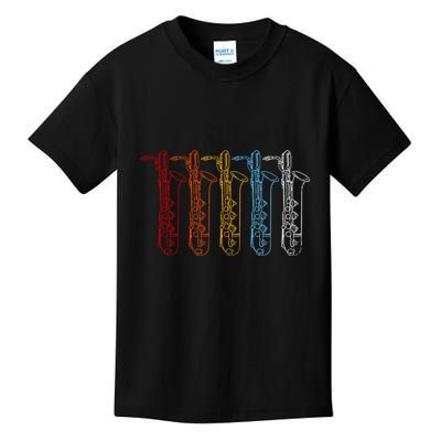 Saxophone Colors Kids T-Shirt