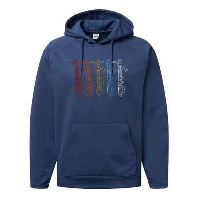 Saxophone Colors Performance Fleece Hoodie