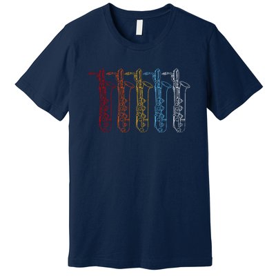 Saxophone Colors Premium T-Shirt