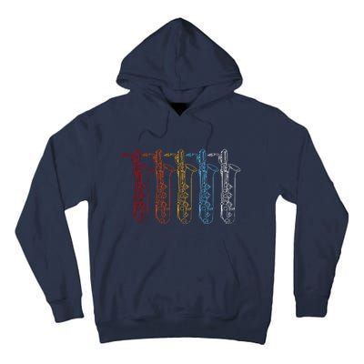 Saxophone Colors Tall Hoodie