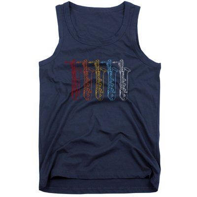 Saxophone Colors Tank Top