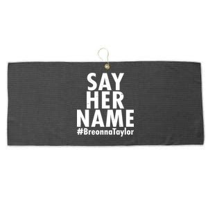 Say Her Name #Breonna Taylor BLM Large Microfiber Waffle Golf Towel