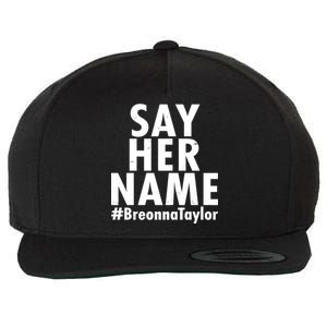 Say Her Name #Breonna Taylor BLM Wool Snapback Cap