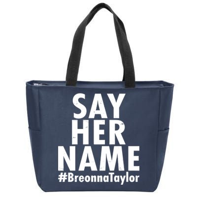 Say Her Name #Breonna Taylor BLM Zip Tote Bag