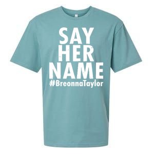 Say Her Name #Breonna Taylor BLM Sueded Cloud Jersey T-Shirt