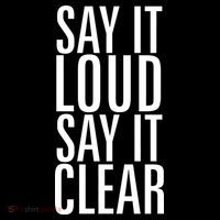 Say It Loud - Say It Clear - Resist Apron