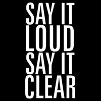 Say It Loud - Say It Clear - Resist 16 in Basic Backpack