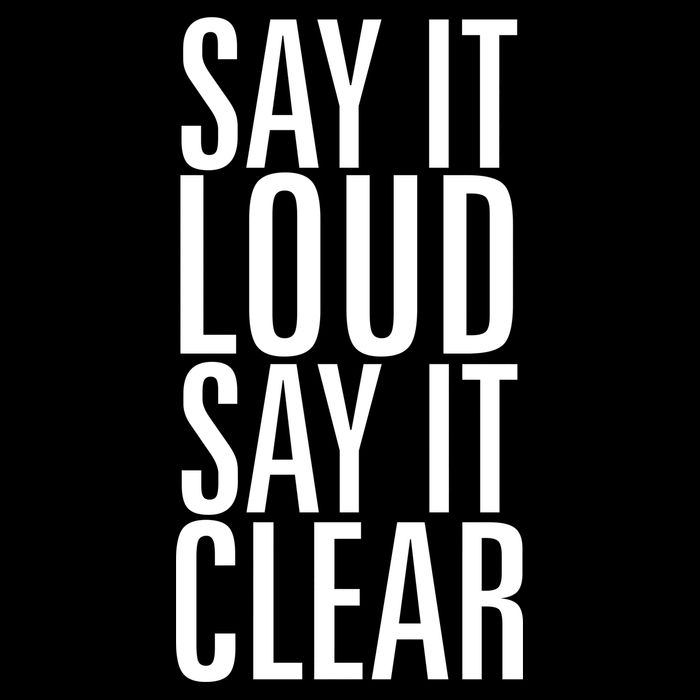 Say It Loud - Say It Clear - Resist 16 in Basic Backpack