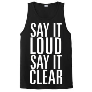 Say It Loud - Say It Clear - Resist PosiCharge Competitor Tank