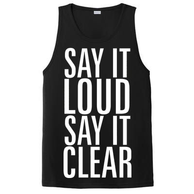 Say It Loud - Say It Clear - Resist PosiCharge Competitor Tank