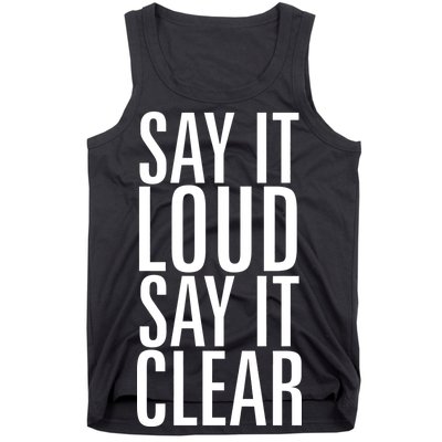 Say It Loud - Say It Clear - Resist Tank Top