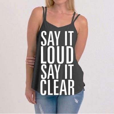 Say It Loud - Say It Clear - Resist Women's Strappy Tank